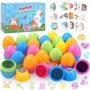 Plastic Easter Eggs Toys And Treats for Kids.